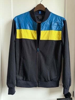 Zara Man Black Bomber Jacket